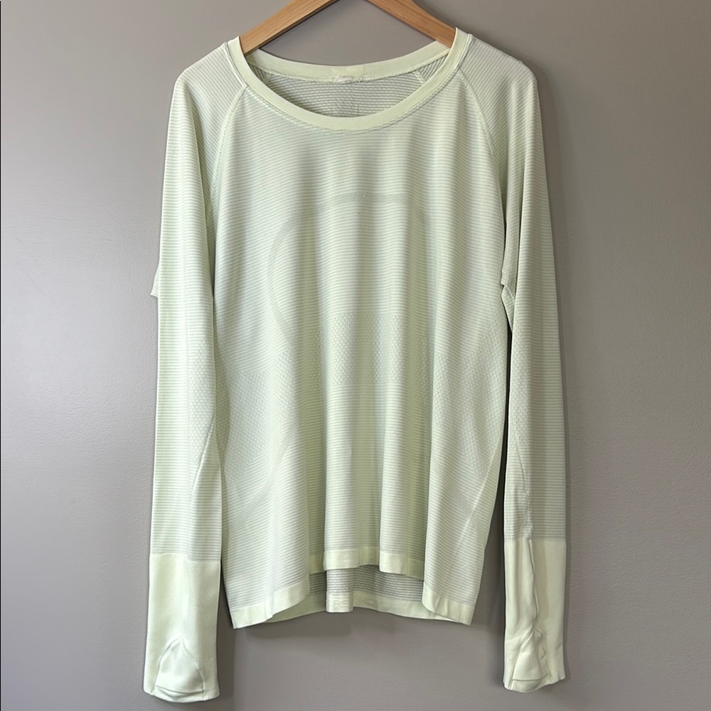 Lululemon Swiftly Tech Long Sleeve 2.0 Size 16 Elixir Yellow